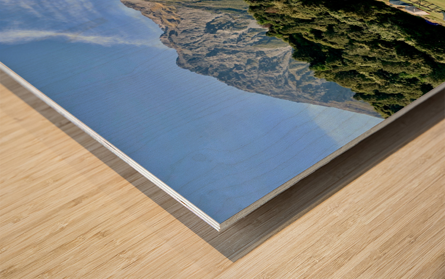 Camping at Mount Cook New Zealand Wood print