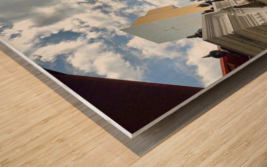 Gangaramaya Temple in Colombo Sri Lanka 1 Wood print