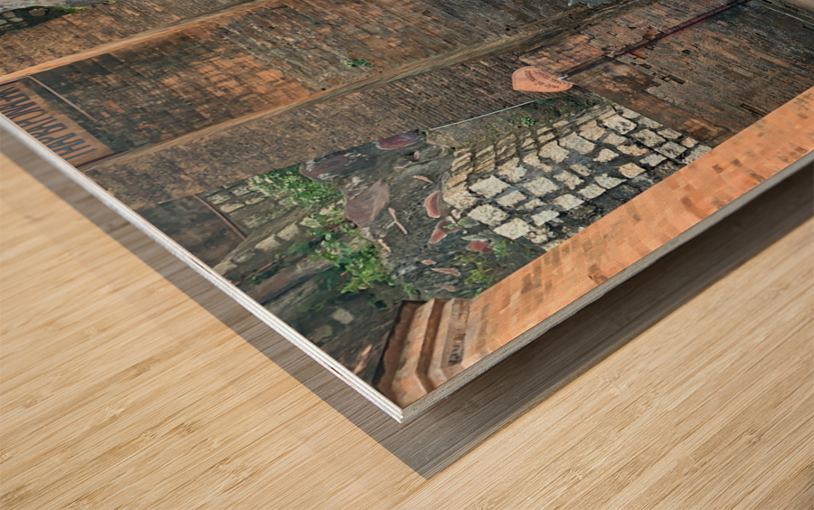 Inside the Ponagar Temple Nha Trang Wood print