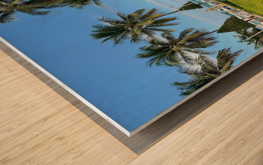 Amazing Beach Front Vietnam Wood print
