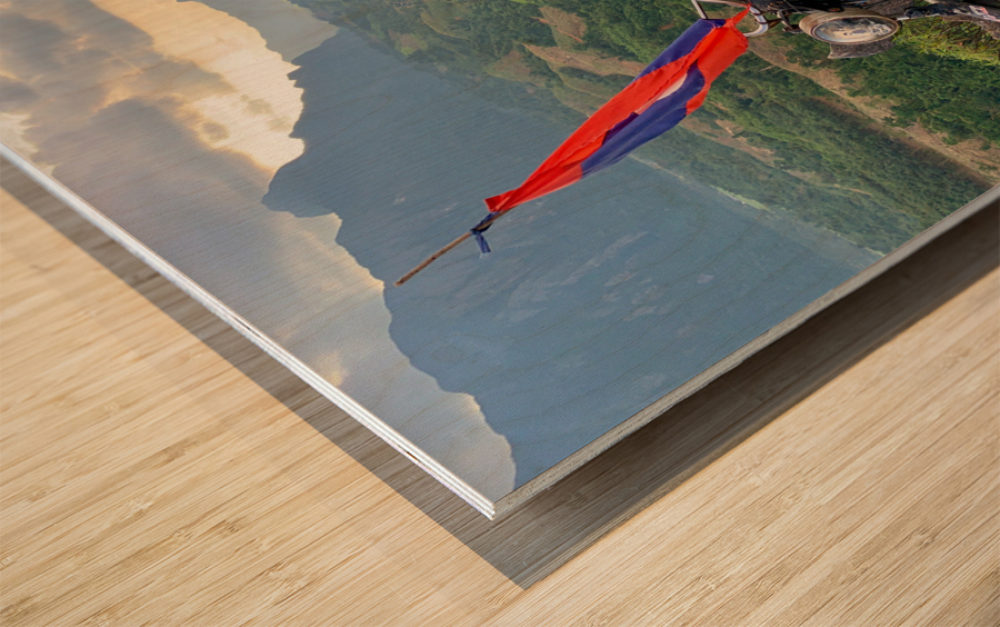 Nam Xay Viewpoint Vang Vieng Laos 2 Wood print