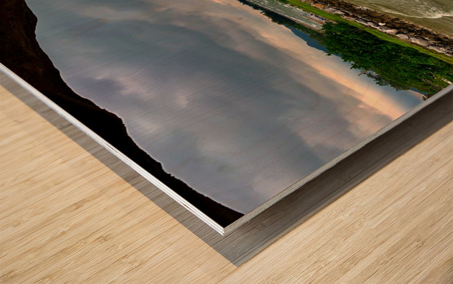 View from Wat Tham Khao Tao Hua Hin Thailand 2 Wood print