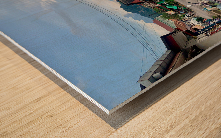 Walking Around Vang Vieng Laos 2 Wood print