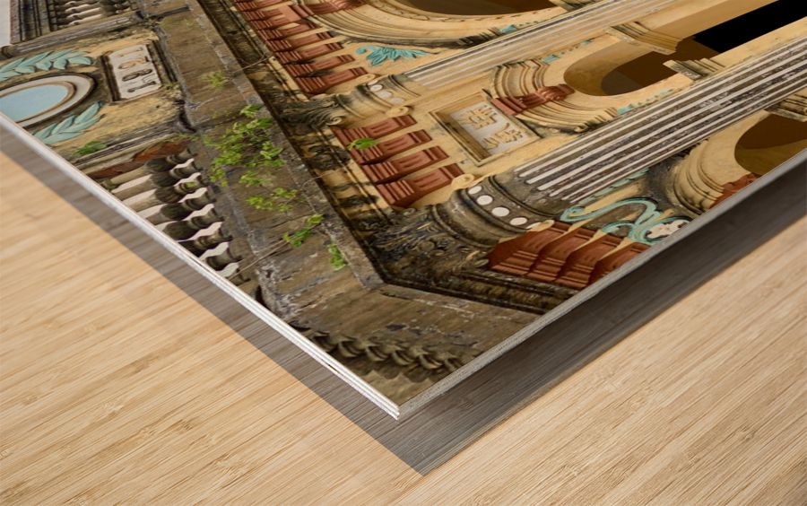 Bac Ha Palace Vietnam Wood print