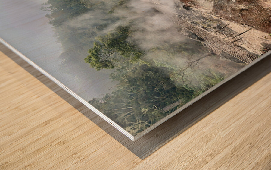 Cibuni Rengganis Crater Java Indonesia 1 Wood print