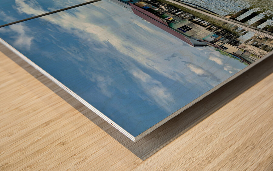 Kampong Ayer Floating Village Brunei 1 Wood print