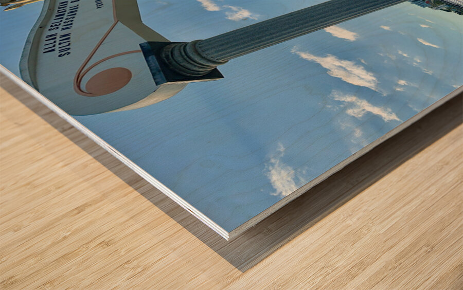 Omar Ali Saifuddien Mosque Collection Brunei 2 Wood print