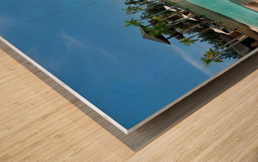 The Empire Brunei 3 Wood print