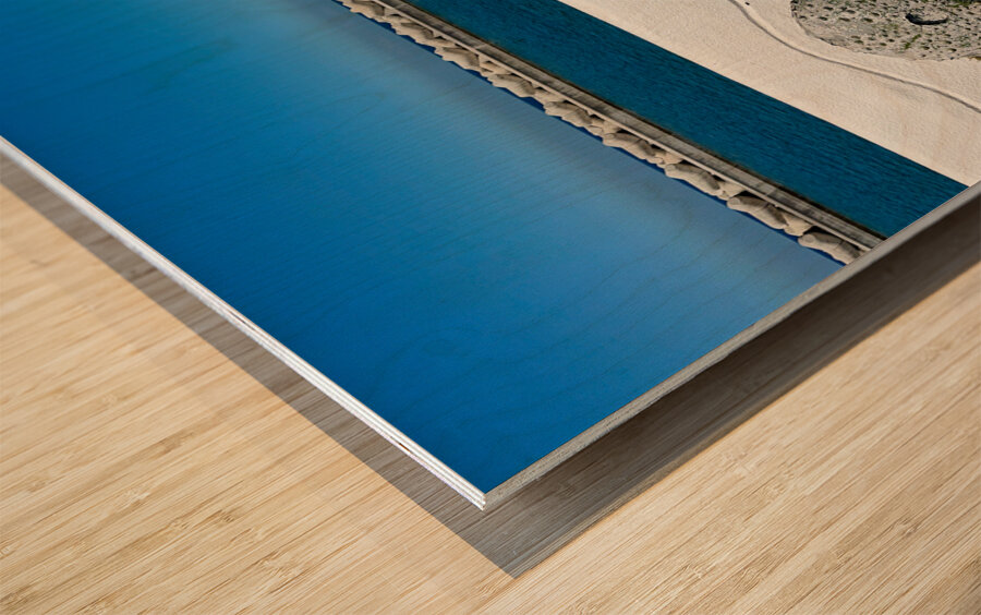 Boardwalk Jeju South Korea 2 Wood print