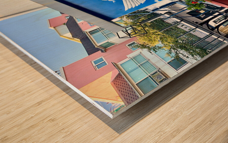 Ihwa Mural Village Seoul Korea 2 Wood print